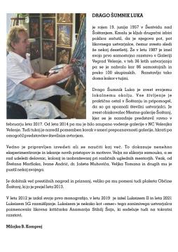 Vabilo Drago Šumnik - Luka 2